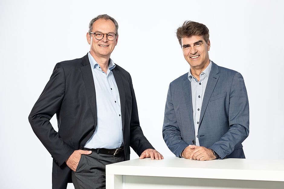 TroGroup CEO Norbert Schrüfer und CFO Peter Köstler